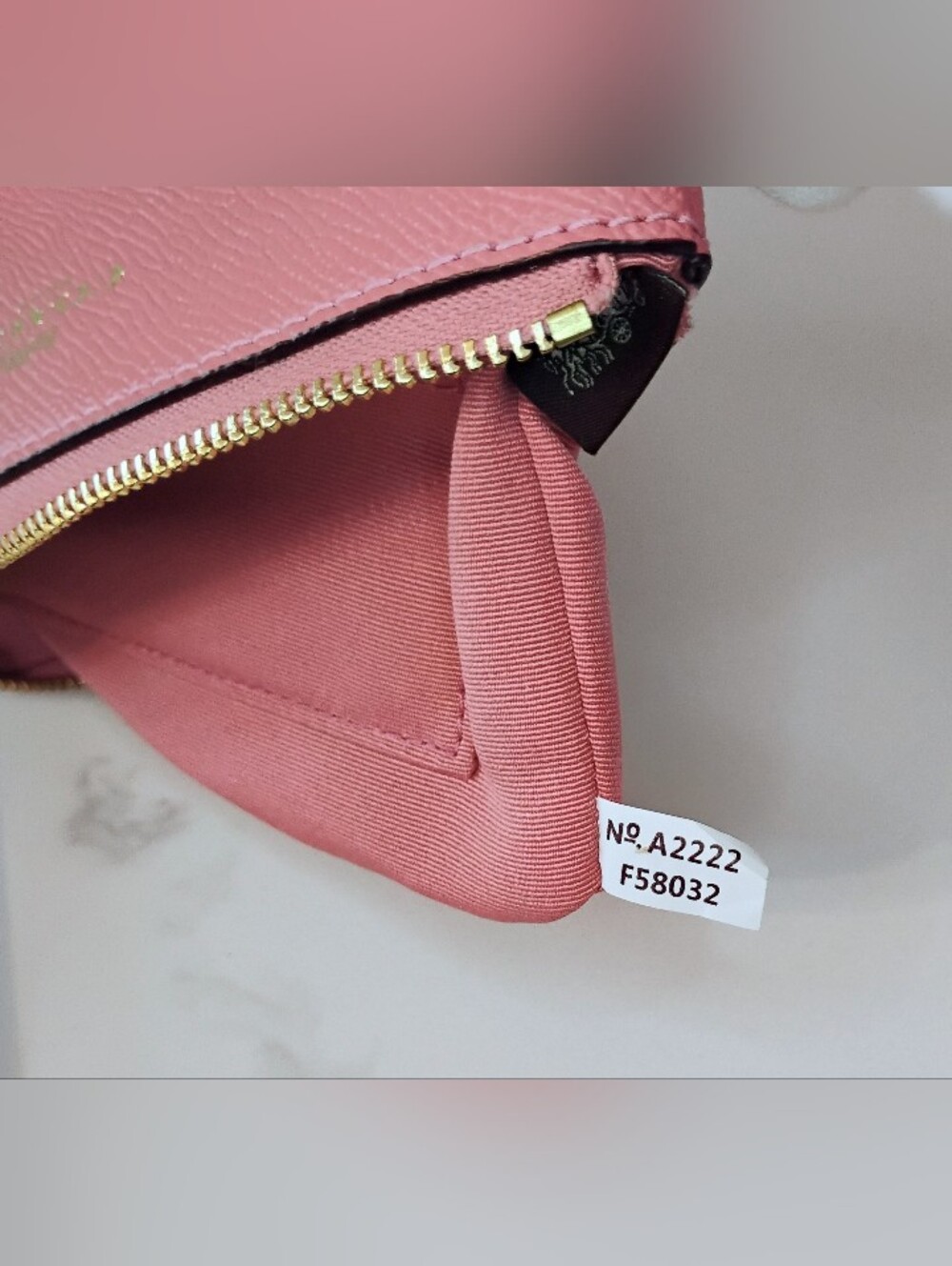 EUC COACH Leather Wristlet - Coral Pink w/GHW - Picture 8 of 8